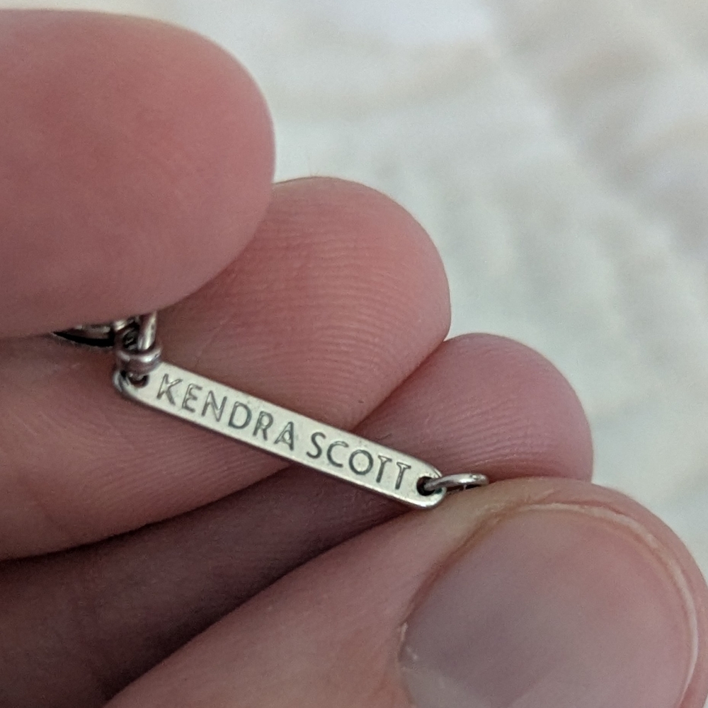 Kendra Scott Blue Stone Necklace - Picture 3 of 5